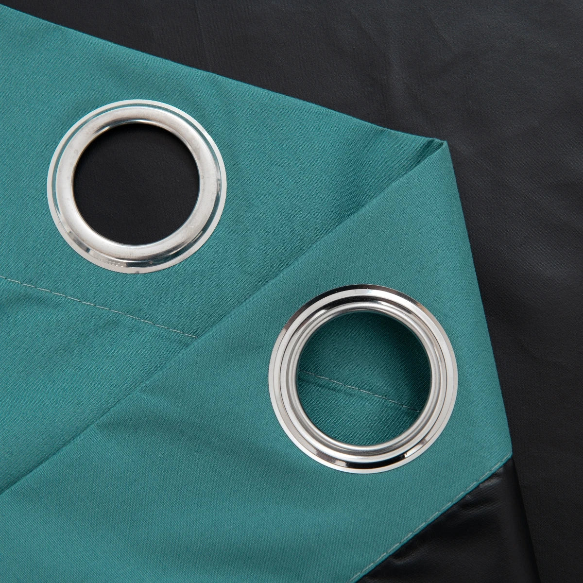 2pcs Modern 100% Blackout Curtain with Coated Lining, Curains for Bedroom, Living Room, Dining Room, Bathroom, Home Decor - AMULET RING STORE