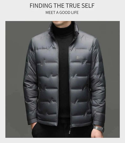Winter Down Jacket 2026 Light Luxury Brand Men's Coat 90% White Duck Down Lining Outdoor Leisure Sports Men's Jacket
