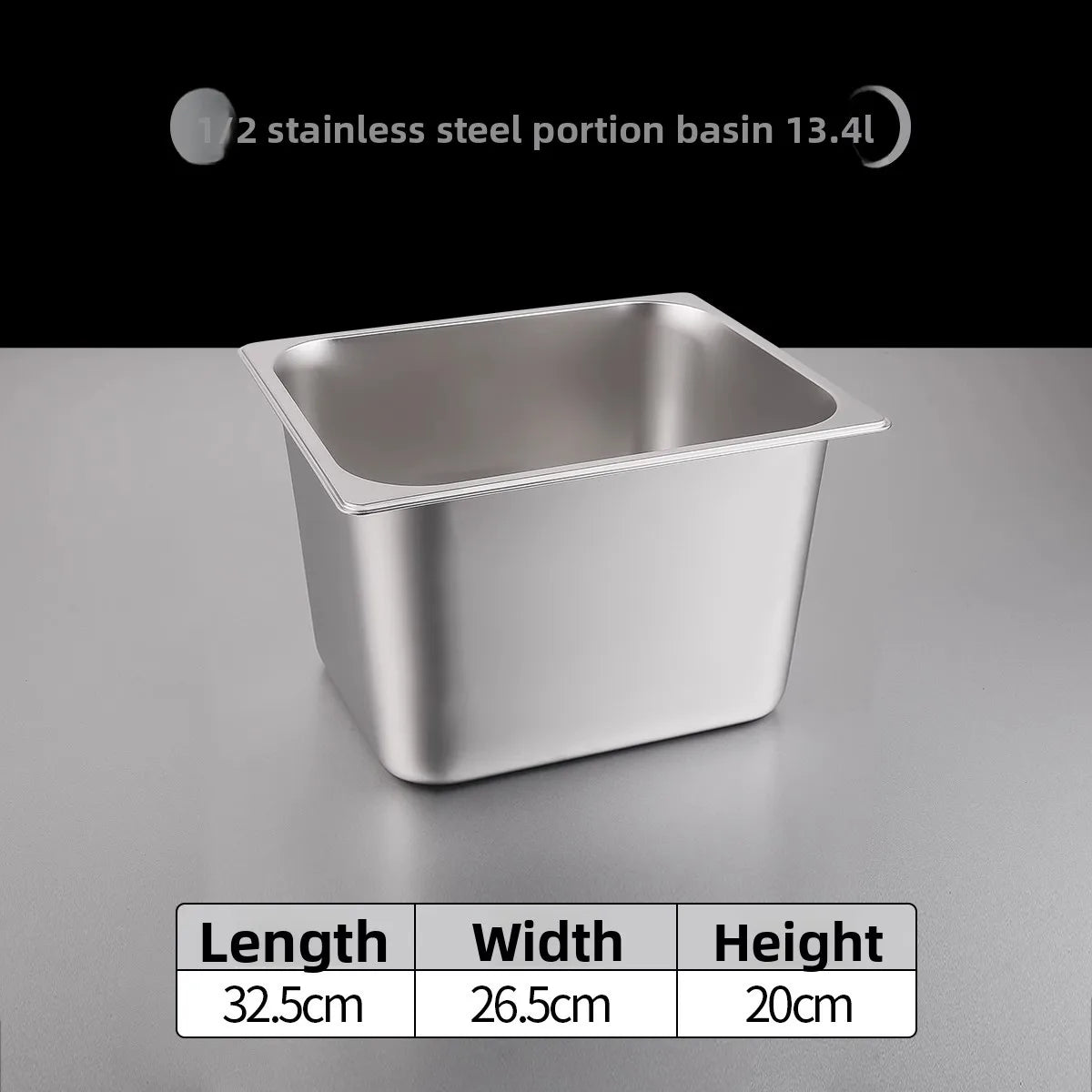 Stainl Steel Rectangular Covered Small Seasoning Box Food Container Thermal Rectangular Basin for Restaurant Kitchen - AMULET RING STORE