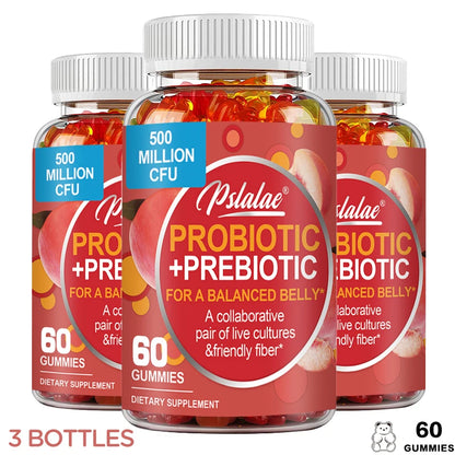 Probiotic + Prebiotic Gummies - Promote Digestive Health and Relieve Bloating - AMULET RING STORE