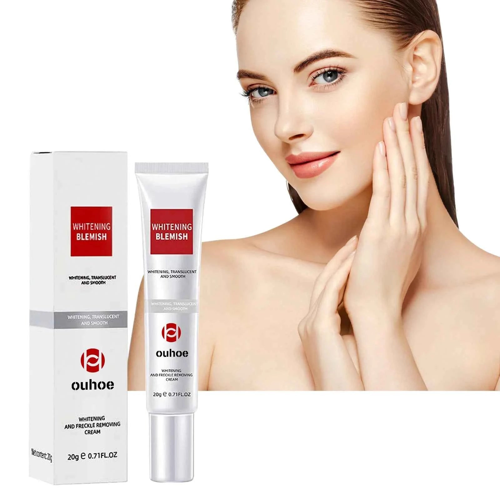 Ouhoe 20g Niacinamide Dark Spots Remover Cream Lighten Melanin Improve Dullness Brighten Skin Tone Smooth Face Repairing Cream