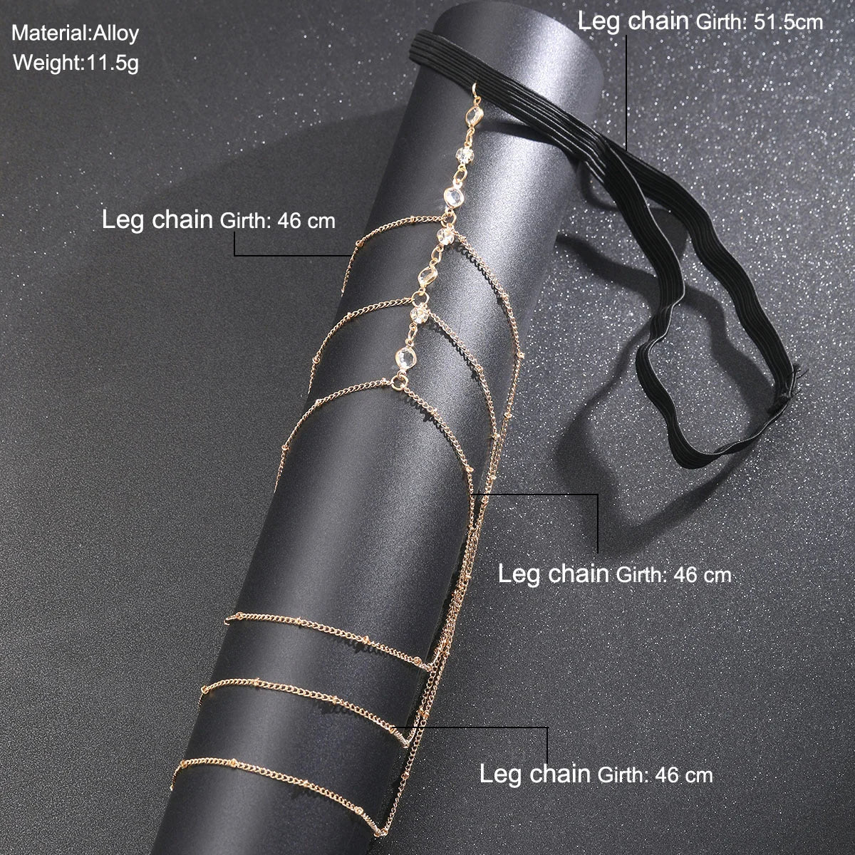 Bohemia Multi Layer Butterfly Tassel Leg Chain for Women Fashion Sexy Metal Bodychain Beach Thigh Leg Chain Jewelry Accessories - AMULET RING STORE