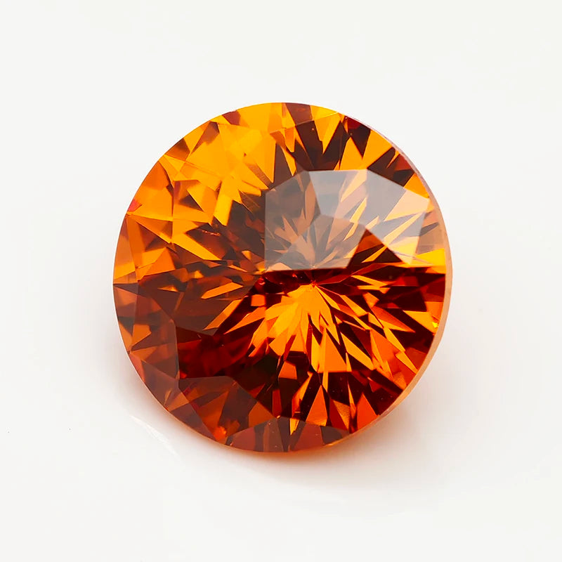 New 5A Quality Round Colored Empire Cut Cubic Zirconia Stones Loose Gemstone for Jewelry Making