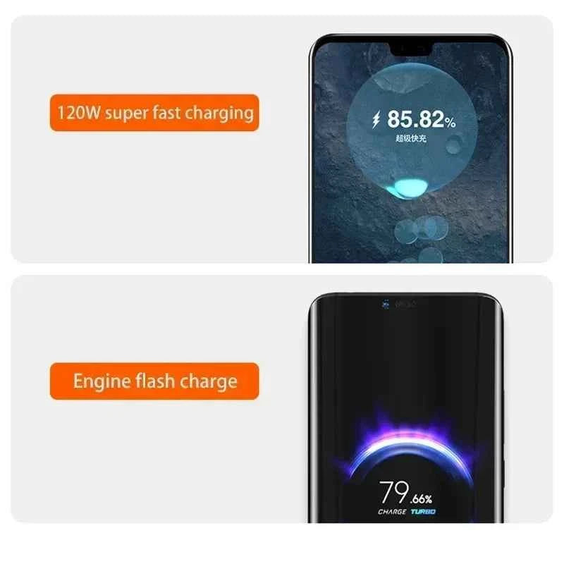 VIVO 200000mAh LED Digital Display Power Bank High Capacity 120W Super Fast Charging Portable External Battery For IPhone New