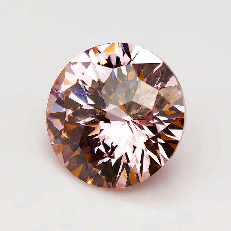 New 5A Quality Round Colored Empire Cut Cubic Zirconia Stones Loose Gemstone for Jewelry Making