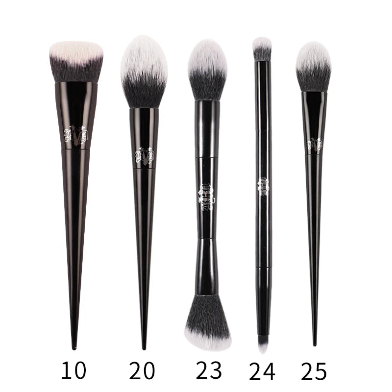 Kat Von D Makeup Brush Set & Kit Foundation Blush Highlight Concealer Powder Sculpting Eyeshadow Brush KVD Brand Makeup Brush - AMULET RING STORE