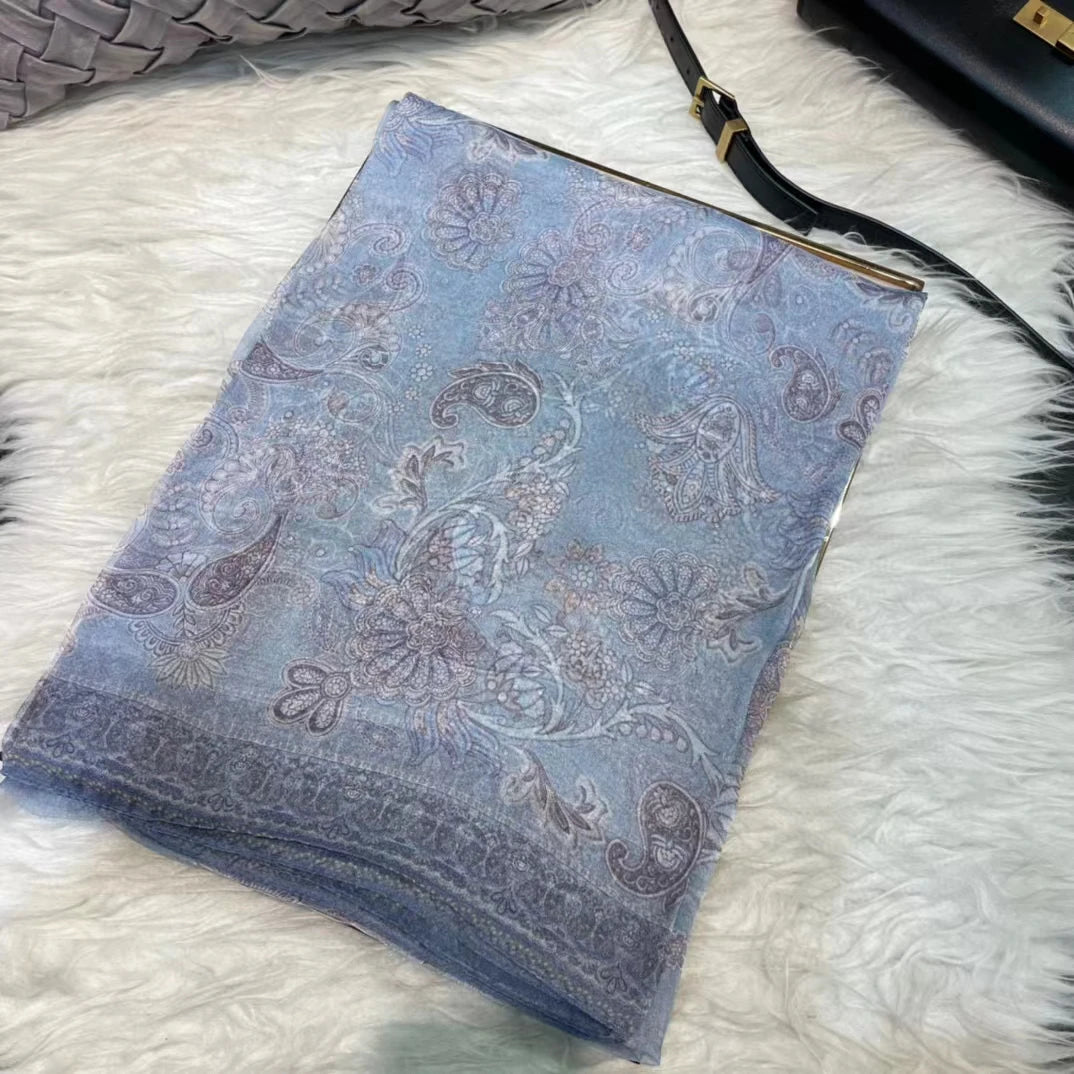 BYSIFA|New Black Pink Peony 100% Silk Shawl Scarf Women Chiffon Long Silk Scarves Cape Summer Foulard Winter Brand Scarves Wraps