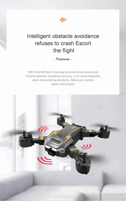 QJ S6/G6 GPS Drone 4K Professional HD Camera Foldable Quadcopter RC Helicopter FPV WIFI Obstacle Avoidance C0 Dron toys