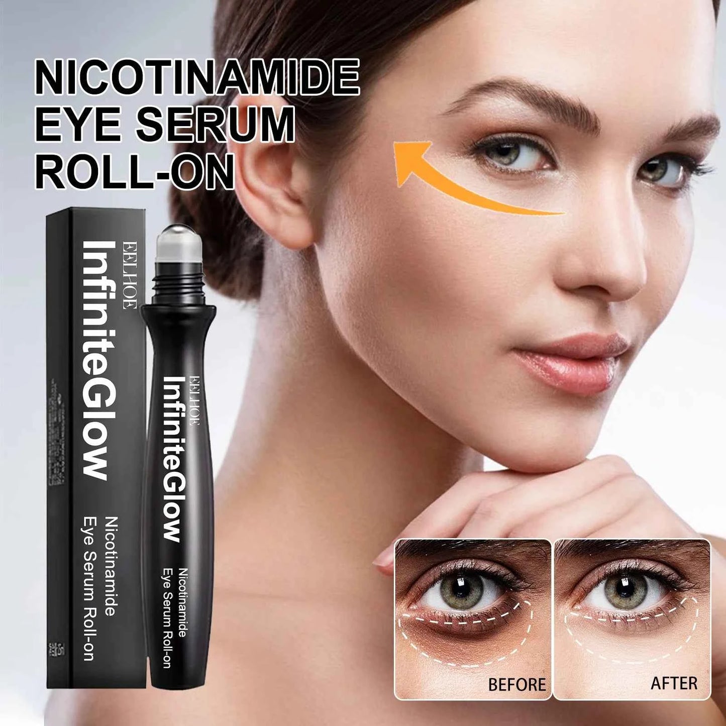 Niacinamide Eye Cream Reduces Dark Circles and Eye Bags Sodium Hyaluronate Moisturizing Essence Reduces Puffiness Eye Care