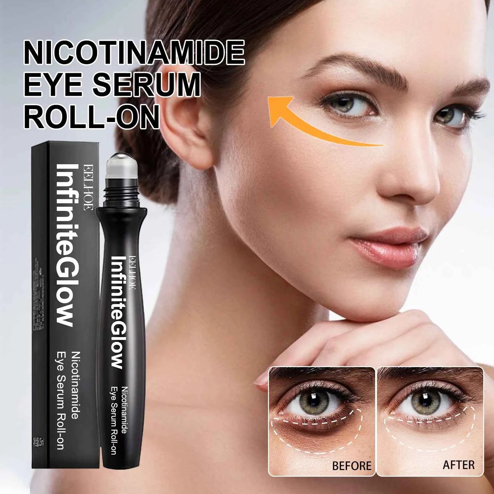 Niacinamide Eye Cream Reduces Dark Circles and Eye Bags Sodium Hyaluronate Moisturizing Essence Reduces Puffiness Eye Care