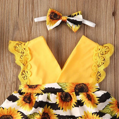 Baby Girl Dress New 2-piece Red Flower Baby Clothing Newborn Girl Lace Dress Princess Skirt Clothing 0-24M Princess Dress - AMULET RING STORE