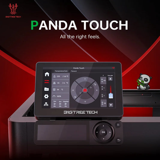 BIGTREETECH Panda Touch 5" Screen for Bambu Lab Printers | P1P/S & X1 Upgrade 3D Printer