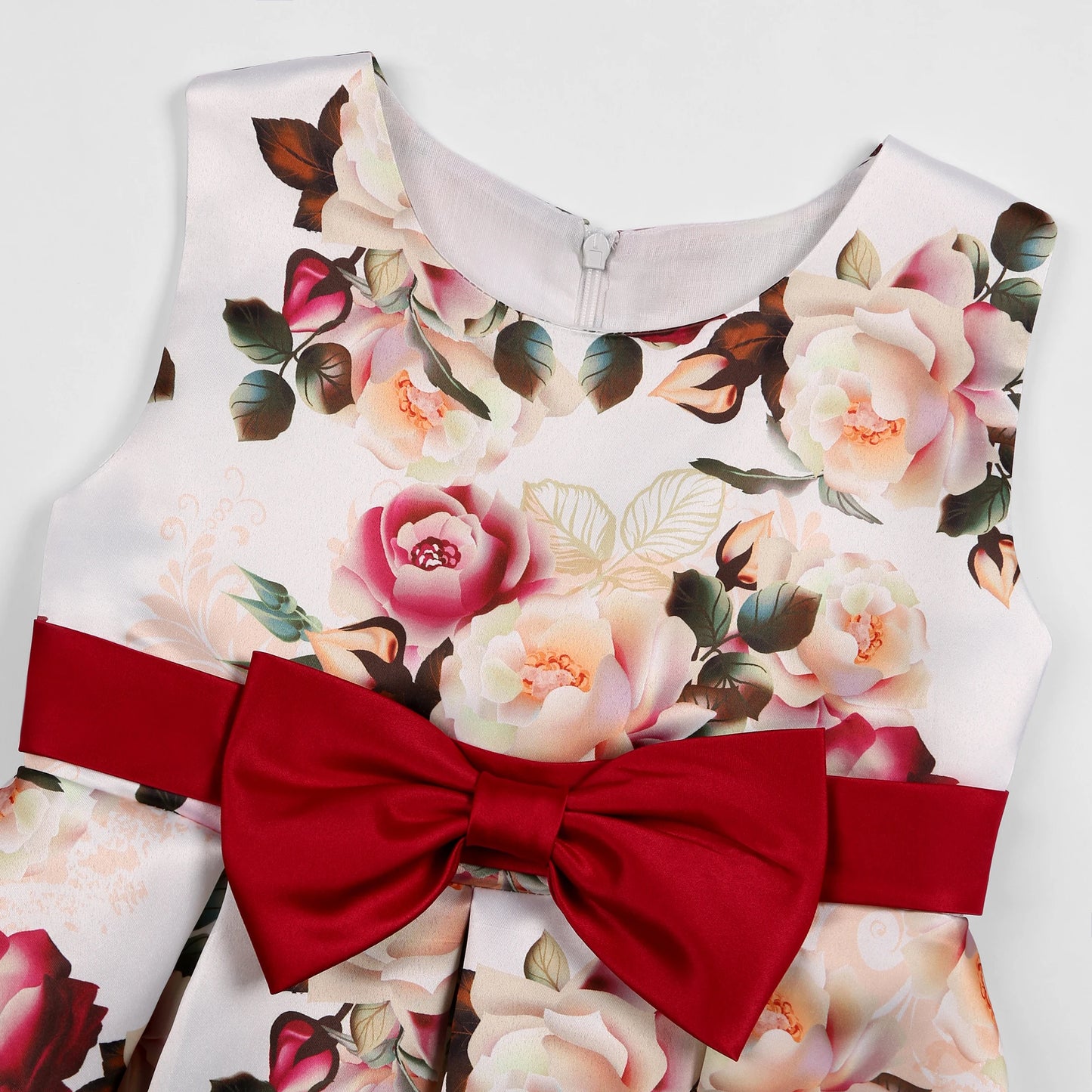 New  source Long girls dress printed princess dress dress children catwalk evening dress Cuhk children