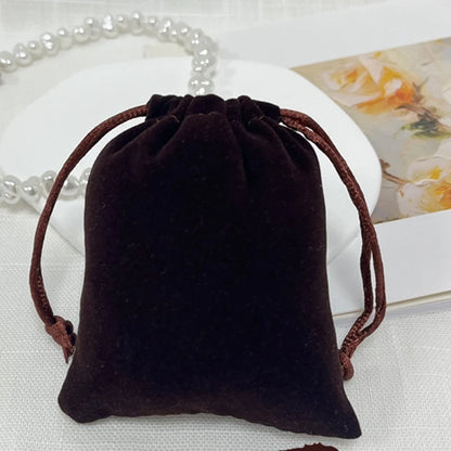 16Colors Jewelry Suede Polyster Nylon Drawstring Vevet Bag Earring Necklace Bracelet Packaging Storage Bag Gift Add Logo - AMULET RING STORE