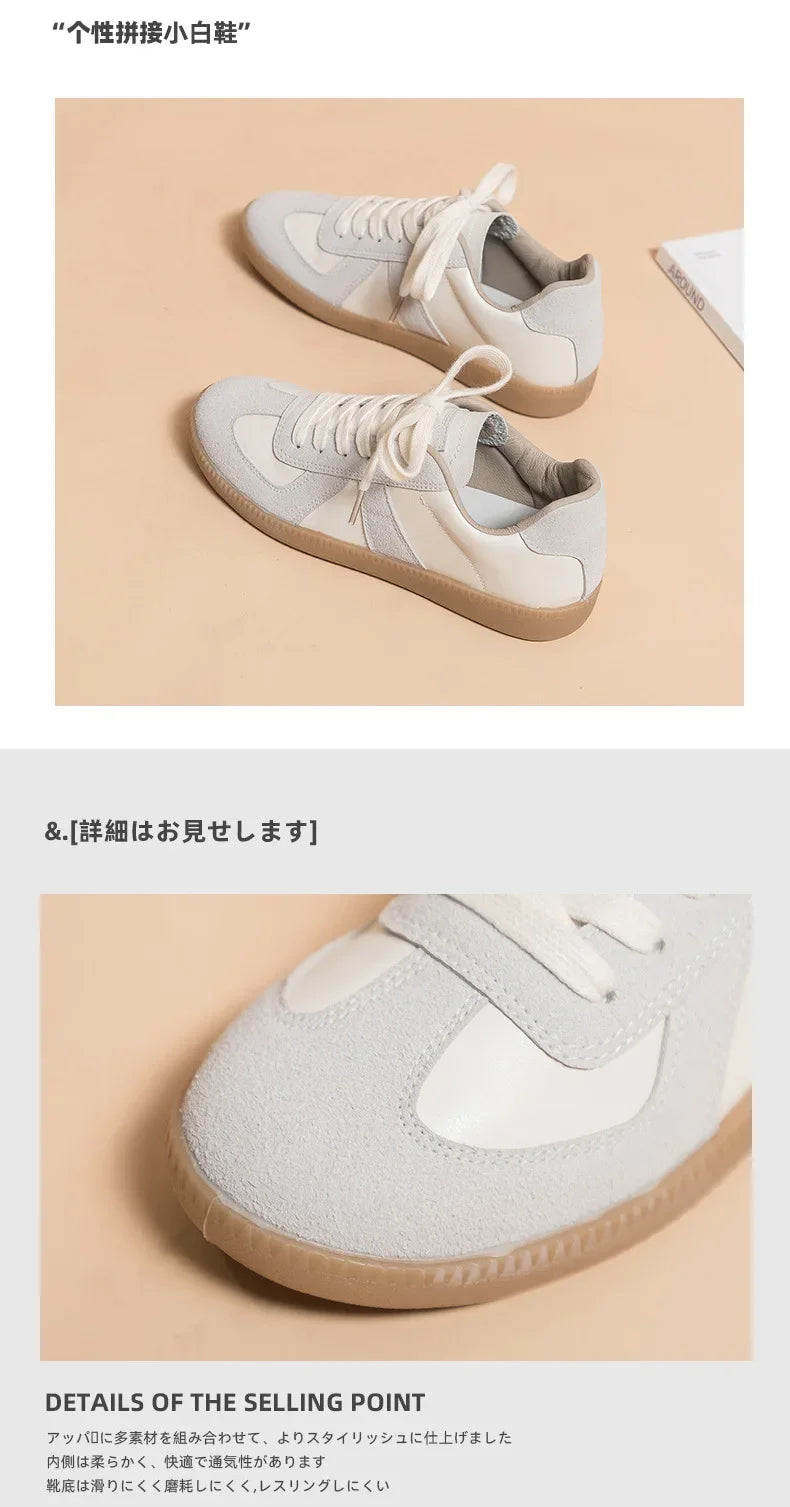 Leisure Sports Shoes For Women Comfortable Soft Bottom Outdoor Walking Shoes Lady Fashion Flats Shoes New Low-top Shoes - AMULET RING STORE