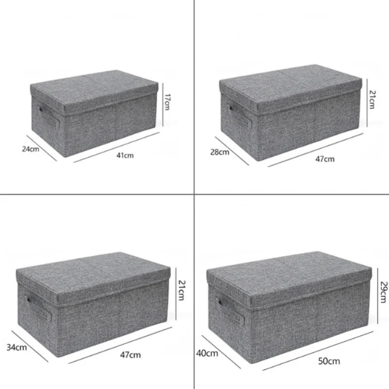 Large Foldable Storage Box Organizing Box For Closet Storage Clothing Storage Box Folding Storage Box For Home Office Storage - AMULET RING STORE