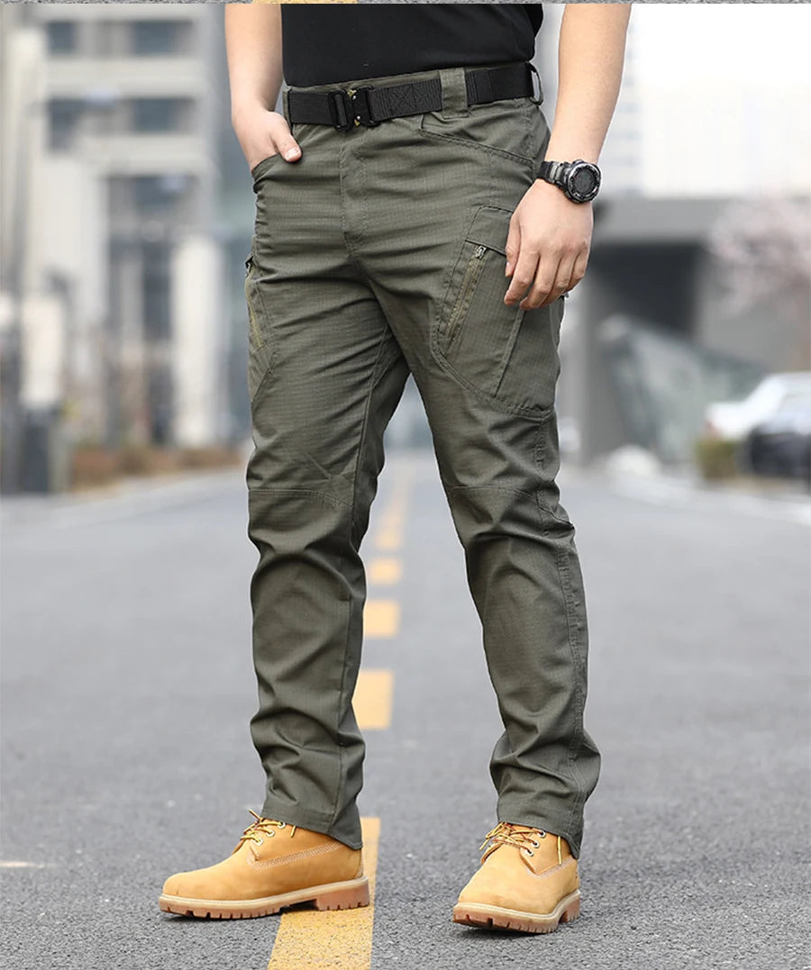 IX9 tactical overalls pants four seasons wear men's assault pants outdoor camouflage training pants wear-resistant multi-pocket