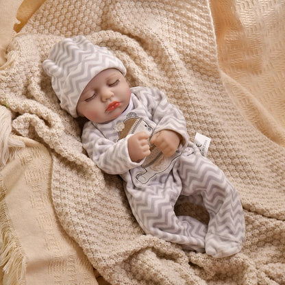 16 Inch 40cm Loulou Full Body Soft Vinyl Girl Reborn Baby Doll Lifelike Bebe Reborn Doll Toys Realistic Baby Doll Toys