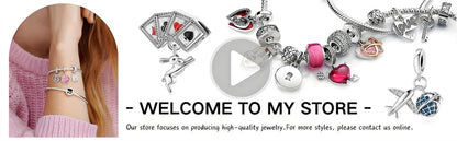 Gorgeous Splittable Sun & Moon, North Star & Lucky Love Heart Dangle Charm Fit Original Pan Bracelet DIY Jewelry Accessories - AMULET RING STORE