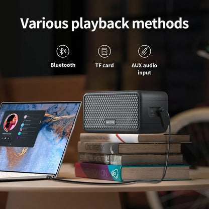 Mlove A100 Portable Bluetooth Speaker Wireless Bluetooth 5.3 Stereo Sound 24-Hour Playtime Rich Bass IPX5 Waterproof - AMULET RING STORE
