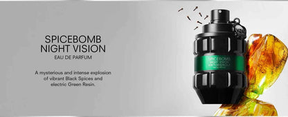 Viktor&Rolf - Spicebomb Eau De Toilette - Woody & Spicy - Cologne for Men - with Notes of Citrus & Tobacco Valentine Perfume