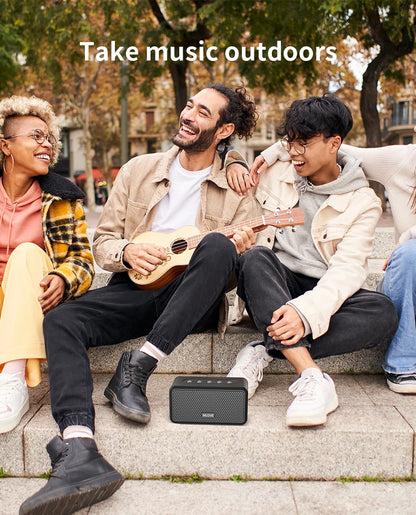 Mlove A100 Portable Bluetooth Speaker Wireless Bluetooth 5.3 Stereo Sound 24-Hour Playtime Rich Bass IPX5 Waterproof - AMULET RING STORE