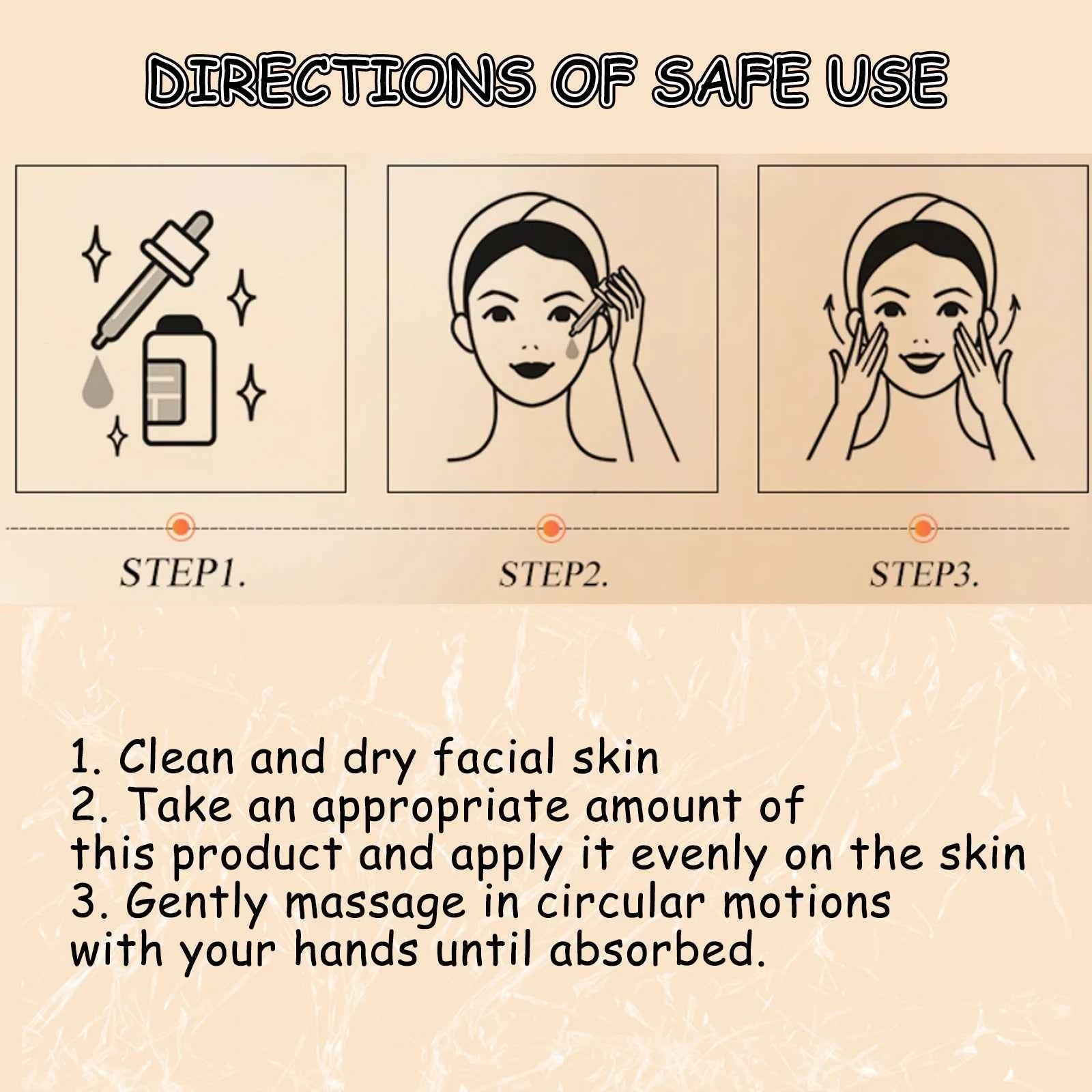 Ouhoe Niacinamide Serum Face Cleanser Brighten Skin Acne Removal Whitening Clean Pores Keratins Remove Moisturizing Skin Care