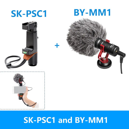 BOYA BY-MM1 Professional Cardioid Shotgun Microphone for iPhone Android Smartphone PC Canon Nikon DSLR Camera Recording Vlog