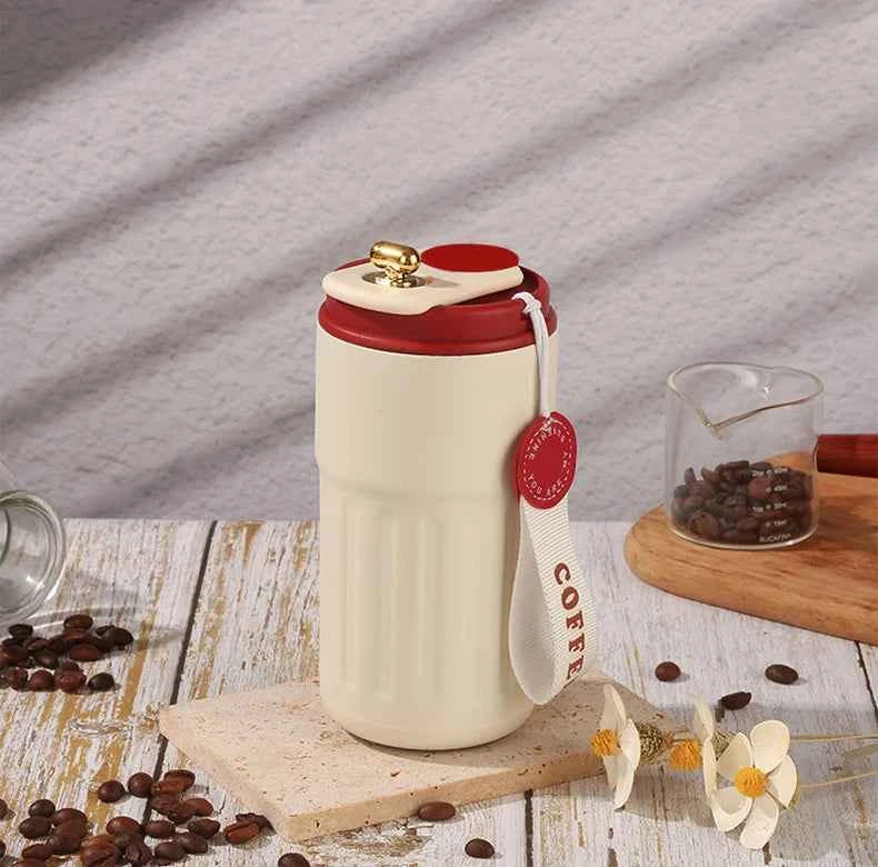 460ml Thermos Bottle Smart Display Temperature 316 Stainless Steel Vacuum Cup Office Coffee Cup Business Portable Thermal Mug