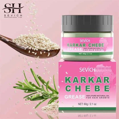 100% Pure Natural KARKAR Butter Hair Growth Oil Anti-Hair Loss Oil Repair Damaged Scalp Treatment Serum Oil For All Hair Types