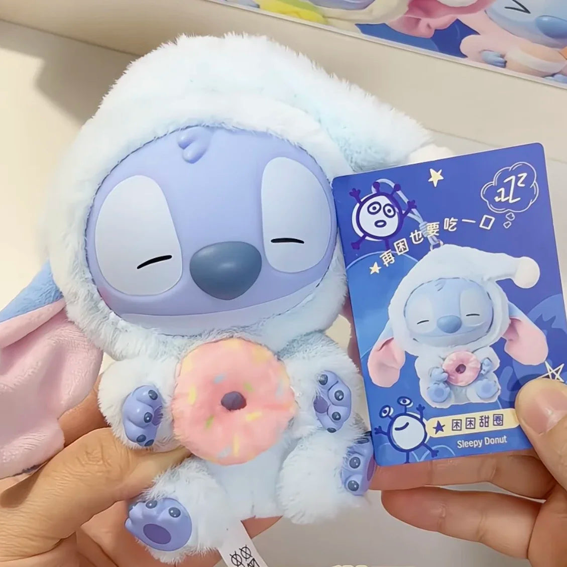 New Stitch Eat Some Thing Before Sleep Series Vinyl Blind Box Bag plush Pendant Cute Doll Mystery Box Toy Adult Gift - AMULET RING STORE
