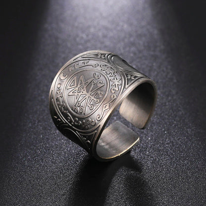 Dawapara Seal of The 7 Archangels Protection Ring Amulet AMULET RING STORE