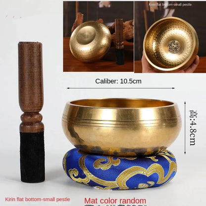Nepalese Sound Bowl Handmade Singing Bowl Sound Healing Bowl Meditation Percussion Musical Instruments Therapeutic Tibetan - AMULET RING STORE