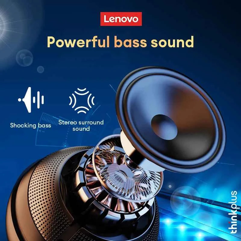 Ship From US Lenovo Bluetooth Speaker Portable Outdoor Long Endurance Home Music Player HiFi Stereo Surround Sound Box TS5