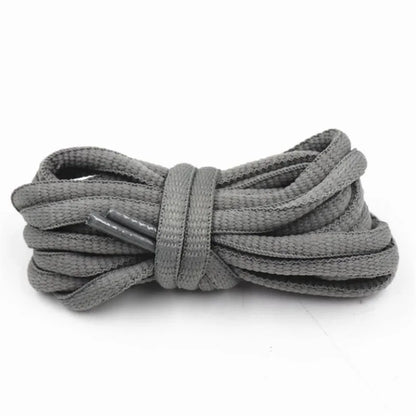 Oval Shoe Laces 24 Color Half Round Athletic Shoelaces for Sport/Running Shoes Shoelace 120cm Shoe Strings 1 Pair - AMULET RING STORE