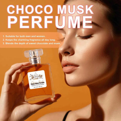 50ml Choco Musk Perfume Women's Perfume Spray EAU DE PARFUM Spray With Sweet Chocolate and Musk Long-lasting Charming Fragrance