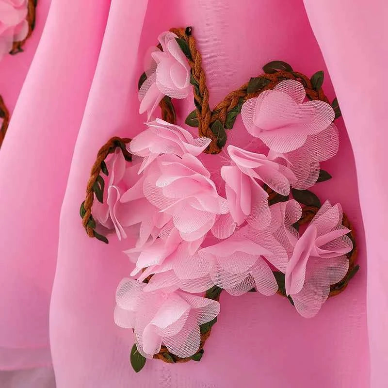 Baby Dresses For Girls Christmas Toddler Kids Flower Elegant Princess Birthday Gown Children Wedding Party 0 1 2 Y Tulle Dresses