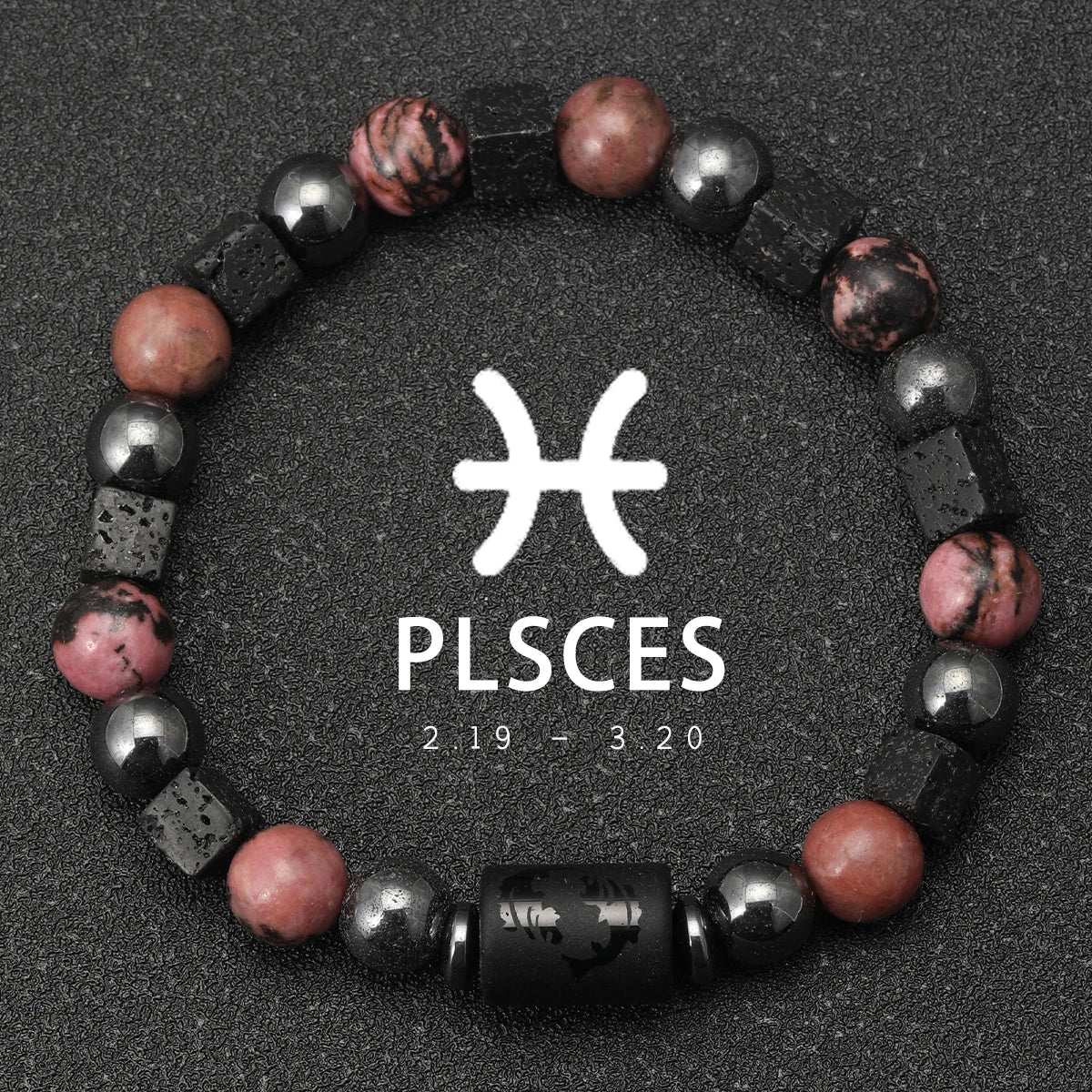 12 Zodiac Signs Natural Stone Bracelets Taurus Cancer Virgo Pisces Bracelets Ladies Men Couples Gift Bracelet aquarius