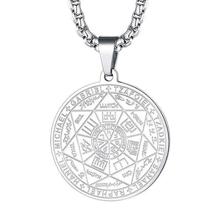 Metatron Cube Seven Archangel Pendant