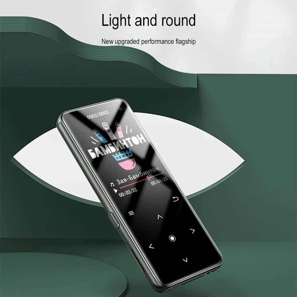 HiFi Bluetooth MP3 Player - Lossless Music Sport Earphone Portable Audio Walkman with FM E-book Recorder