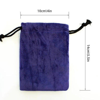 1pcs Multi Color Velvet Bag Jewelry Packing Velvet Drawstring Pouches Jewelry Gift Bags Display Chain Ring Packing Bags As Gift - AMULET RING STORE