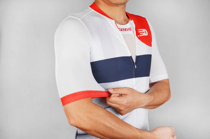 DAREVIE Cycling Jersey Recycle Eco-Friendly PRO Level Men's Cycling Jersey Quick Dry Soft Light Men's Cycling Clothing YKK Zip - AMULET RING STORE