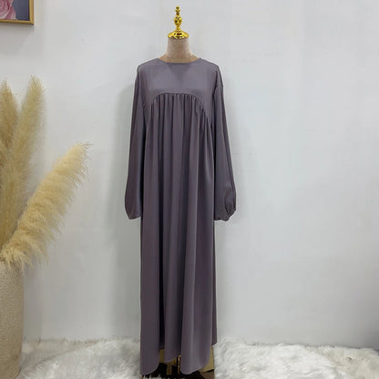 Plain Muslim Abaya Long Dress - Islamic Clothing - AMULET RING STORE