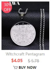 Seven Archangels Amulet Stainless Steel Necklaces Men