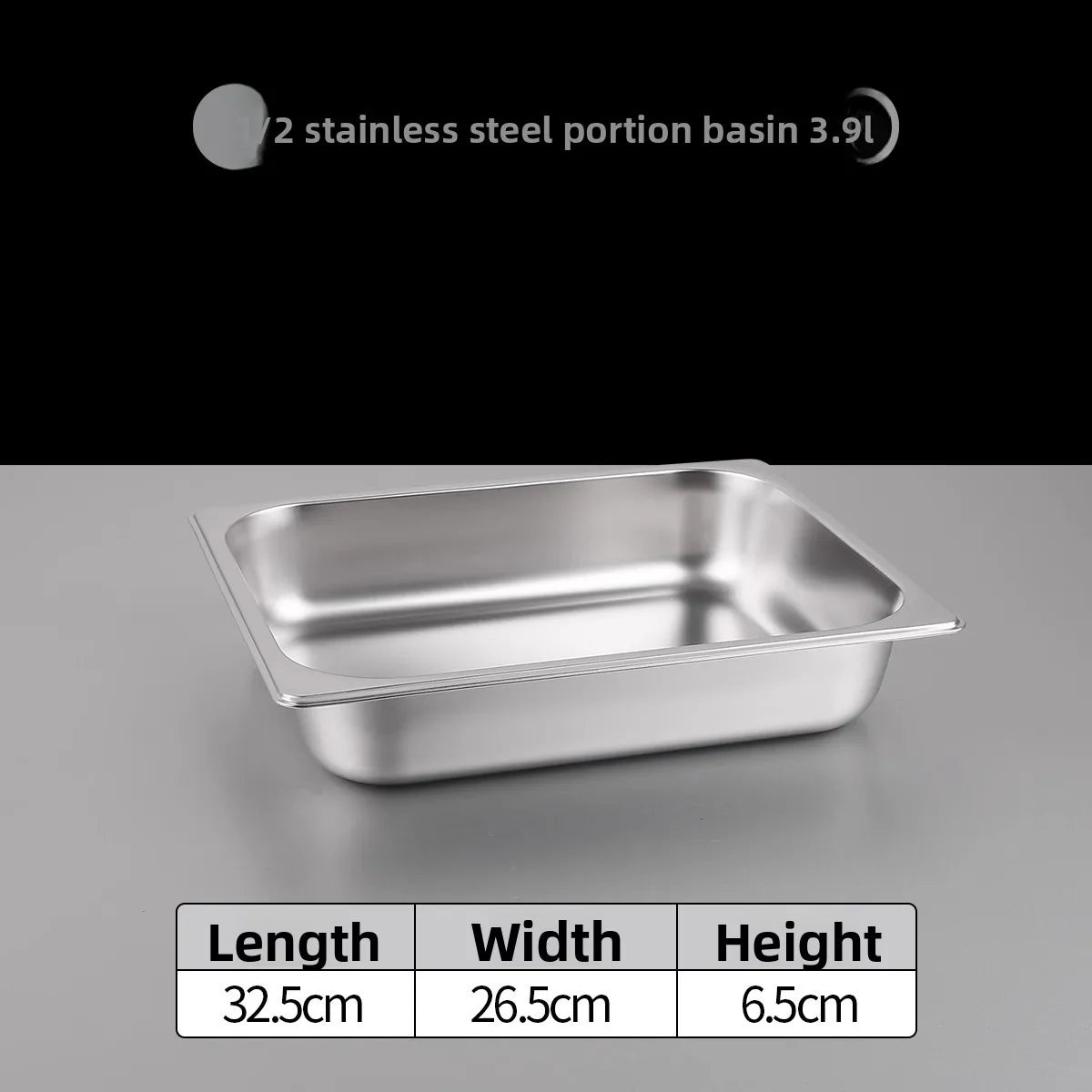 Stainl Steel Rectangular Covered Small Seasoning Box Food Container Thermal Rectangular Basin for Restaurant Kitchen - AMULET RING STORE