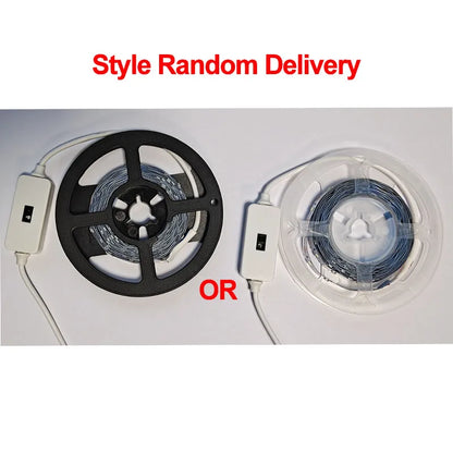 USB LED Lights Strip DC 5V Smart Dimmer Gesture Sensor Switch Control 60LEDs/m Backlight LED Ribbon Tape TV Lamp Room Decoration - AMULET RING STORE