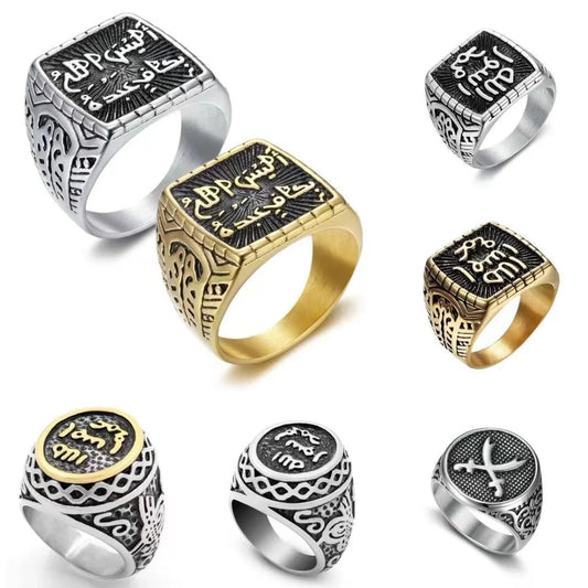 Ethnic Arab Style Rings For Men