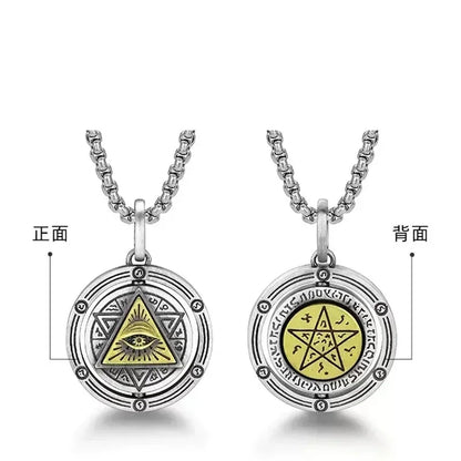 Exquisite Ancient Egyptian Gods Eye Horus Necklace