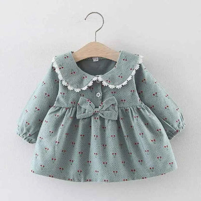 Bear Leader Newborn Bebes Princess Dresses Autumn Christmas Fashion Infant Girl Ruffles Costume Vestidos Cute Bear Bags 0-2Y