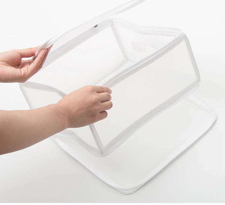 1Pcs Folding Large Capacity Quilt Clothes Storage Boxes Suit Coat Clothing Waterproof Dust-proof Bedroom Organizer Accessories - AMULET RING STORE